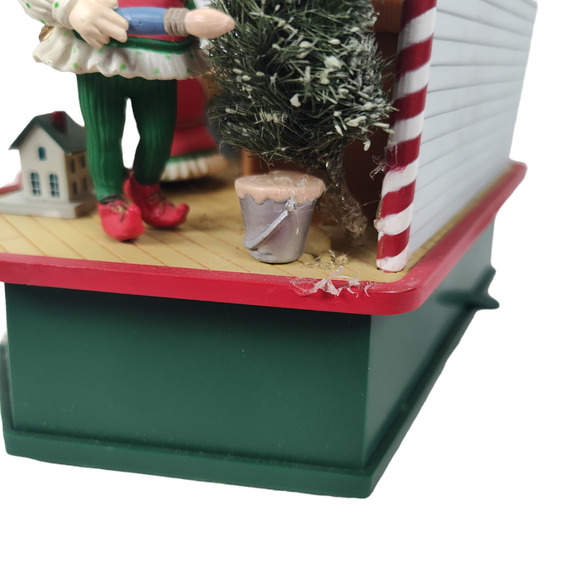 Vintage Animated Musical Santas Workshop We Wish You a Merry Christmas - Picture 10 of 15